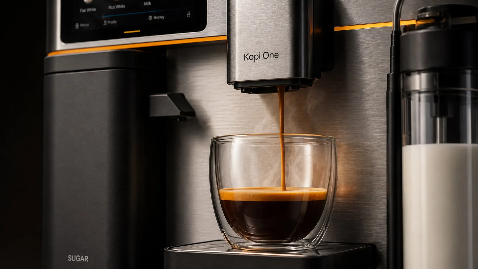 Kopi One brewing sequence.